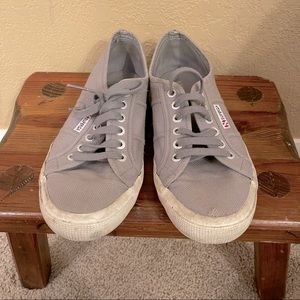 SUPERGA used grey sneaker 9.5 Women